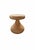 This solid mango wood side table is defined by a beautifully flowing, sculptural form—reminiscent of a single drop of...