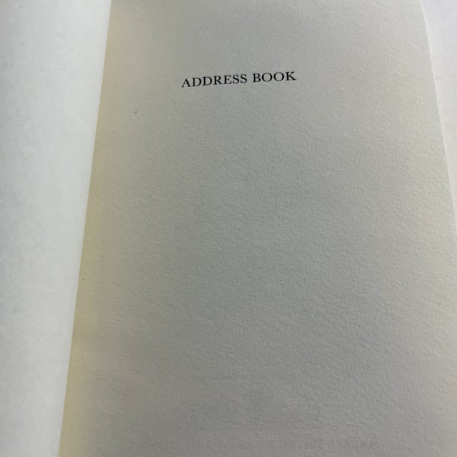 English Vintage Italian Address Book For Sale - Image 3 of 11