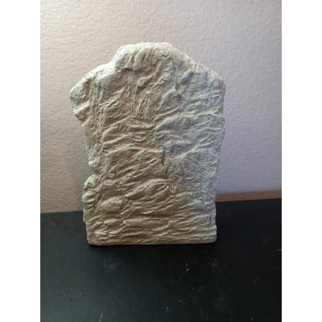 1980s Exquisite Andrea by Sadek Sandstone Holy Family Nativity Plaque For Sale - Image 4 of 7