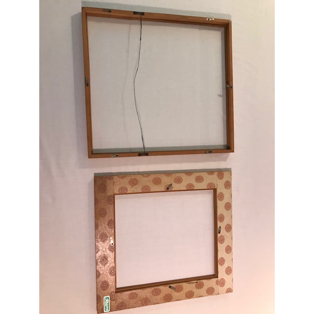 Green Vintage Asian Cloth “Paper Doll” Framed Figure of Elderly Lady For Sale - Image 8 of 9