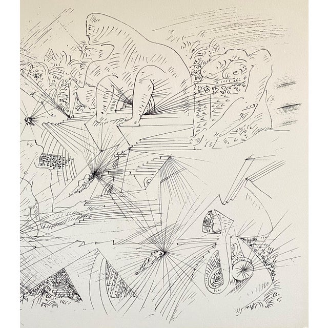 This is from the suite by Jean Paul Sartre and Andre Masson, Limited edition of 175. published by Fernand Mourlot, 1961....