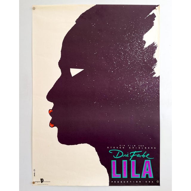 Purple The Color Purple Original Movie Poster by Horst Anker, 1987 For Sale - Image 8 of 9
