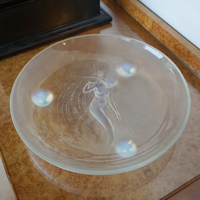 Art Deco Glass Charger by Rene Lalique, 1920s For Sale - Image 12 of 14