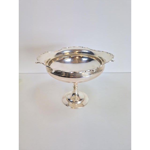 Vintage Silver-Plated Centerpiece Bowl by John Round & Son, Sheffield, 1950s For Sale - Image 6 of 15