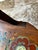 Vintage European Folk Art Hand-Painted Pine Stabelle Chair With Heart Cutout For Sale - Image 9 of 18