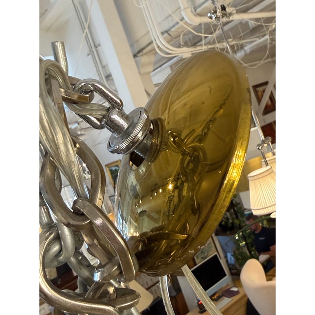 Carlo Scarpa for Venini Polyhedral Chandelier, Vintage For Sale - Image 12 of 12