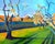 Abstract Modernist Fall Scene by Michael Eggleston For Sale - Image 3 of 3