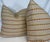 Transitional Christopher Farr Cloth "Criss Cross Woven" in Natural 22" Pillows-a Pair For Sale - Image 3 of 3