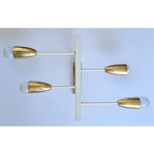 Metal Mid-Century Wall Lamps in the style of Stilnovo, 1960s, Set of 2 For Sale - Image 7 of 18