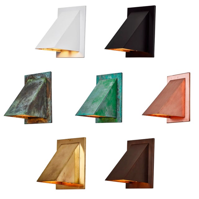 Jonas Bohlin 'Oxid' Raw Brass Outdoor Wall Lights for Örsjö - a Pair For Sale - Image 12 of 12