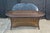 Lloyd Flanders Oval Wicker Coffee Table Two Tone Patio Table With Glass Top Boho For Sale - Image 18 of 18