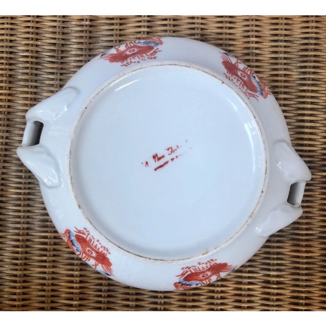 Nora Fenton Chinoiserie Porcelain Lotus Tureen For Sale - Image 9 of 13