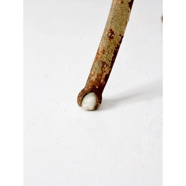 Antique Claw Foot Iron Stand For Sale - Image 6 of 13