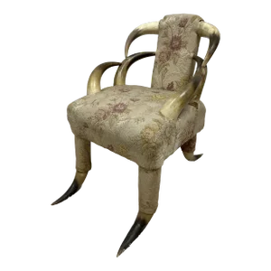 Antique Child's Horn Chair