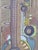 Gold Vintage Wall Hanging Woven Textile in Wool, Jute, Cotton, and Wood, 1970s For Sale - Image 8 of 13