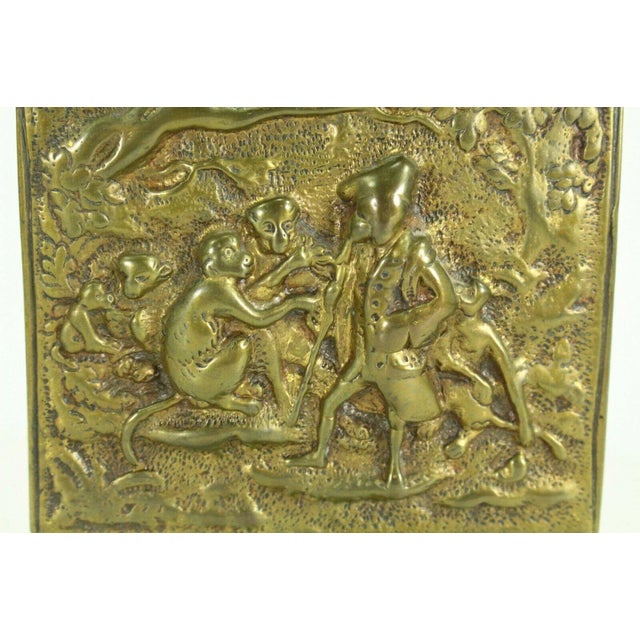 1800's Regency Miniature Brass Tilt Top Table Candle Reflectors - a Pair For Sale - Image 9 of 13