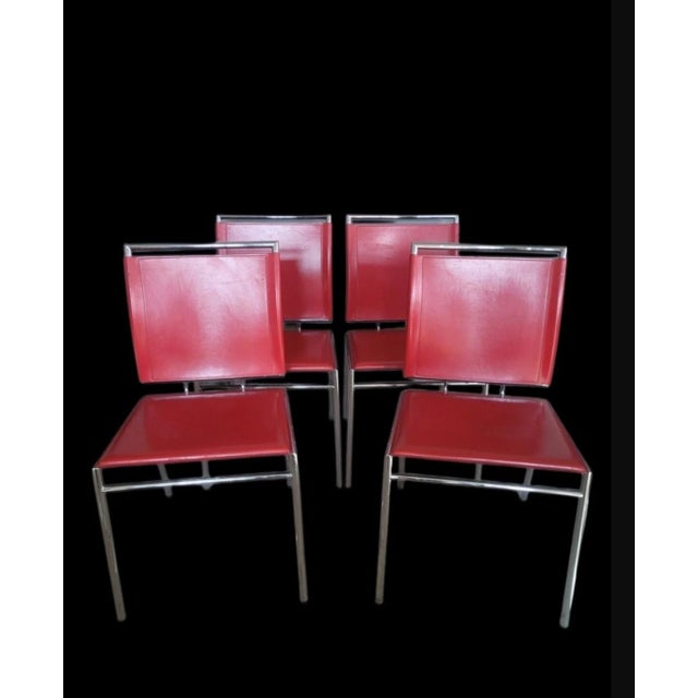 Italian Modern Chairs, 1990s, Set of 4 For Sale - Image 9 of 9