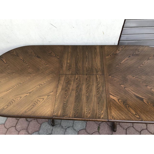 Oval Extendable Table, 1970s For Sale - Image 4 of 18