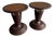 Art Nouveau Side Tables with Woven Top, 1890s, Set of 2 For Sale