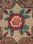 Repeating Floral-Leaf Design American Hooked Rug in Brown, Green, and Red For Sale - Image 9 of 11