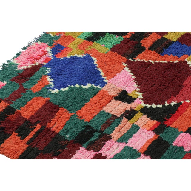 Vintage Moroccan Rug With Colorful Medallions and Patterns, From Rug & Kilim For Sale In New York - Image 6 of 7