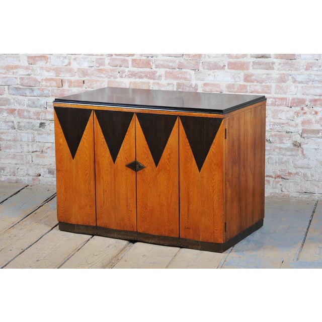 Art Deco Sideboards in Mahogany by J. Gočár for Pud, Czech, 1890s, Set of 2 For Sale - Image 12 of 15