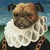 Blue Set of Six Paintings of Dogs in Human Attire by Nancy Jolly For Sale - Image 8 of 18