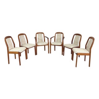 Scandinavian Dining Chairs Manner of Dyrlund – Set of 6 For Sale