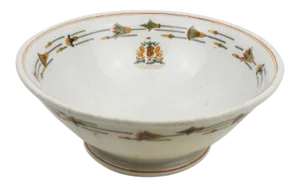 Art Deco Restaurantware Bowl From the Hotel Baltimore Kansas City Mo Late 1800s