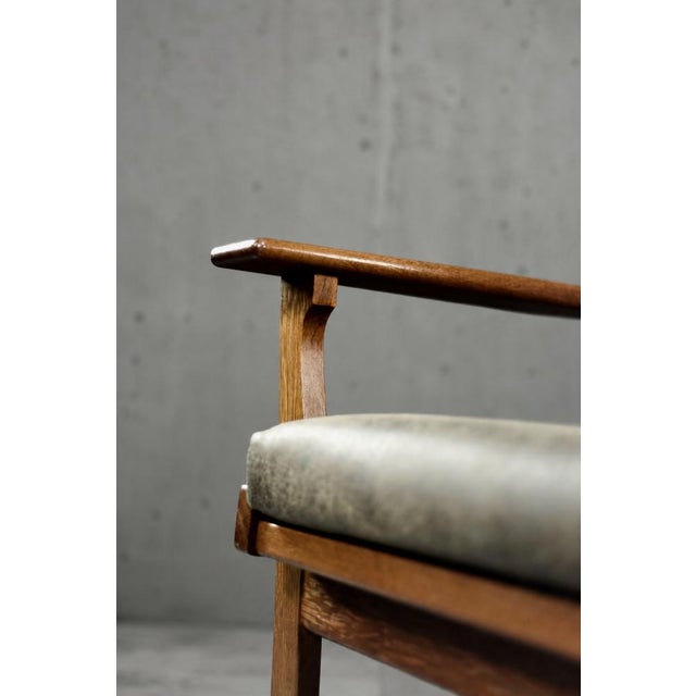 Brown Mid-Century Modern Danish Model GE-181-A Armchair by Hans J. Wegner for Getama, 1950s For Sale - Image 8 of 18