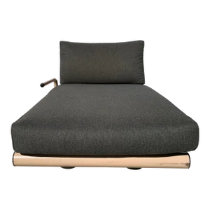 1980s Mid Century Modern Reclining Chaise Lounge