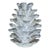 Vintage Godinger Silver Plated Pinecone Motif Taper Candle Holder For Sale