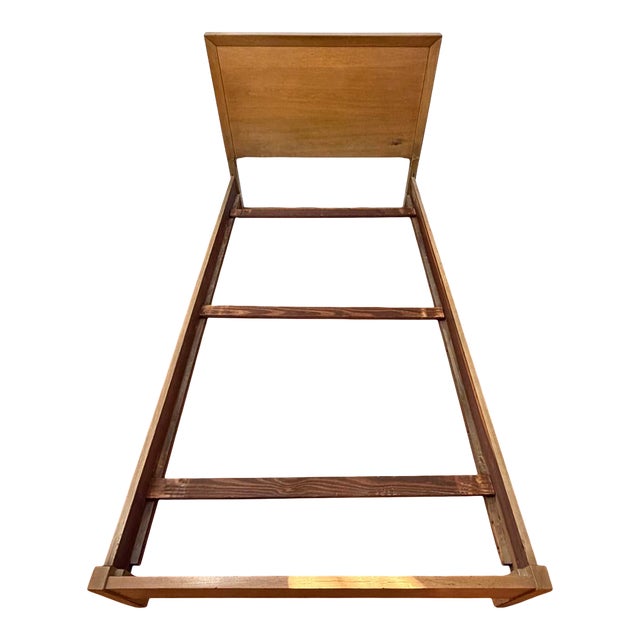 1950s Mid-Century Modern Twin Bed Frame and Headboard For Sale