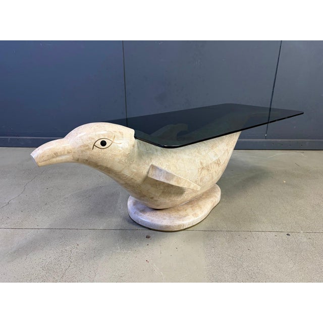 Vintage Dolphin Coffee Table by Maitland Smith, 1980s For Sale - Image 12 of 14