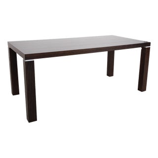 Wooden Dining Table in Dark Brown from Hülsta For Sale