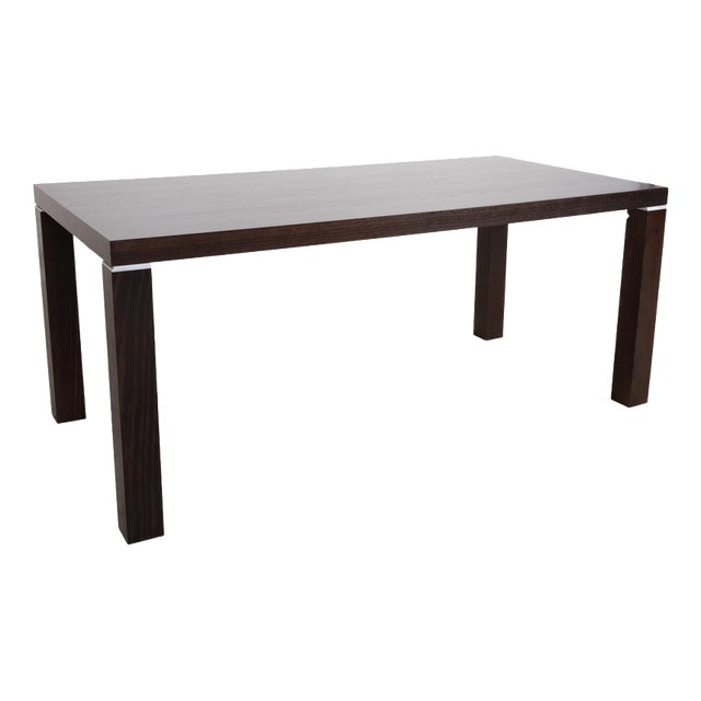 Wooden Dining Table in Dark Brown from Hülsta For Sale