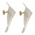 Italian Mid Century Murano Glass Sconces - a Pair For Sale