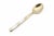 Mother of Pearl & Brass Thailand Flatware Small Spoon Fork & Knife Set of 15 For Sale - Image 9 of 9