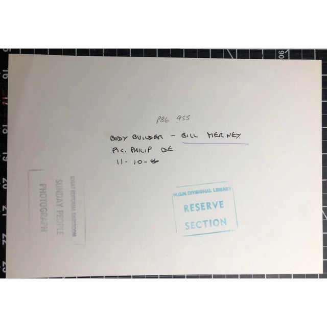 Figurative 1986 Swedish Bodybuilder Photograph For Sale - Image 3 of 4