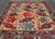 Red Vintage Turkish Oushak Rug With Bold Red, Blue, and Gray Tribal Motifs For Sale - Image 8 of 10