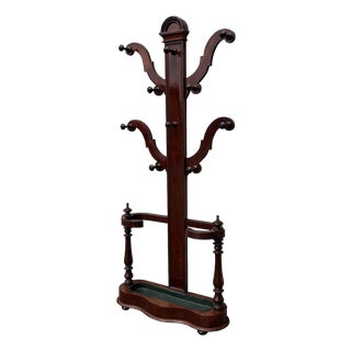 Victorian Mahogany Hall Stand, 1870s For Sale