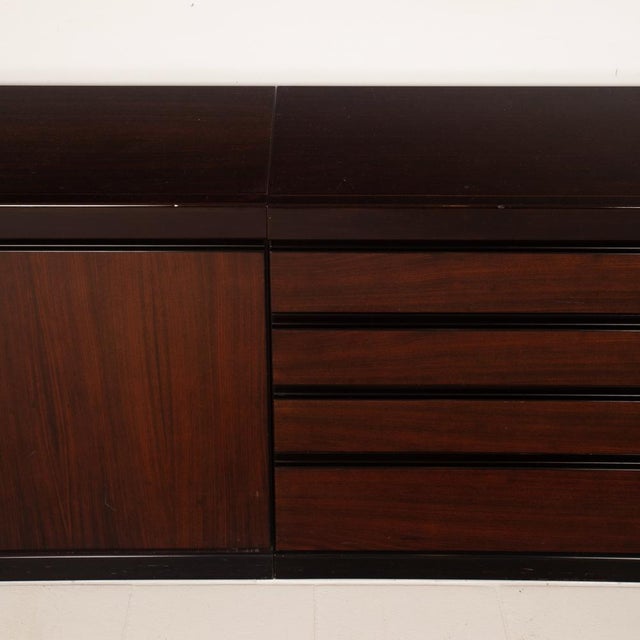 Mid-Century African Rosewood S11 Modular Sideboard by Angelo Mangiarotti, Italy, 1960s For Sale - Image 6 of 18