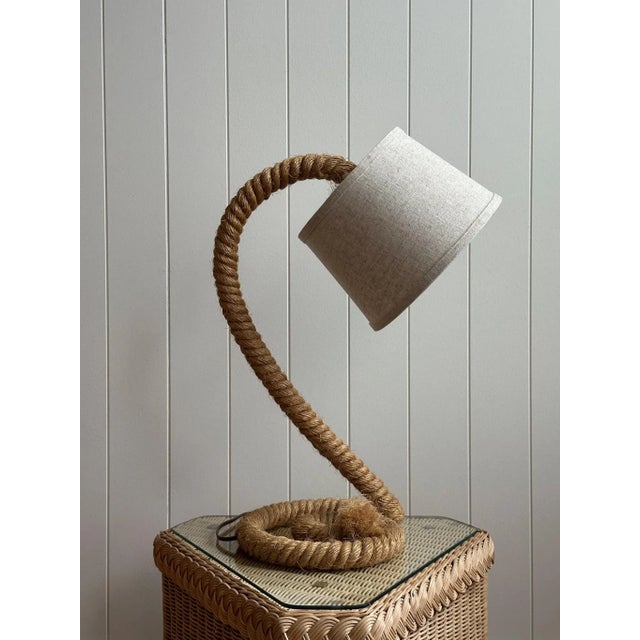 Coastal Vintage Jute Rope Table Lamps, Pair For Sale - Image 14 of 18