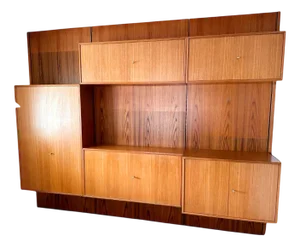 Model 409 Modular Cabinet and Wall Panel in Teak from Wk Möbel, 1960s