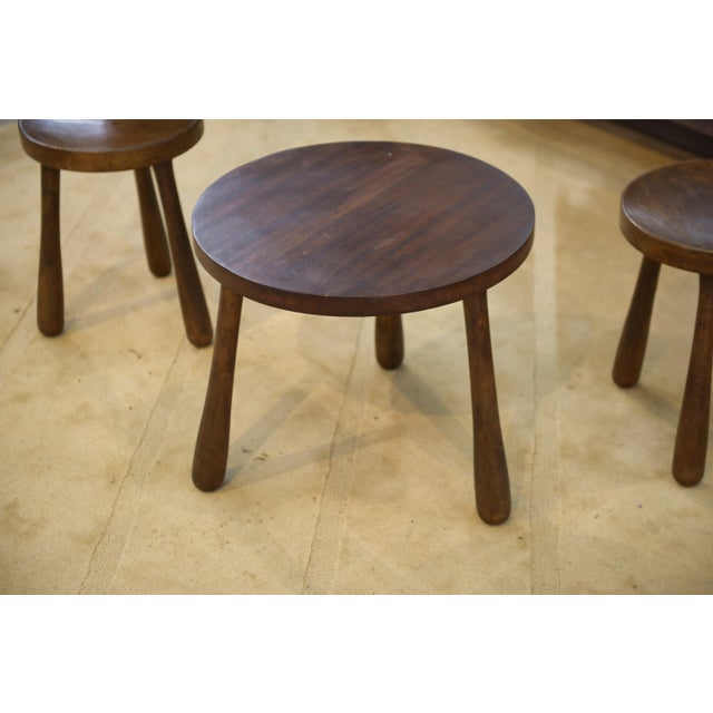 Brutalist Children's Chairs and Table, 1960s, Set of 3 For Sale - Image 4 of 10