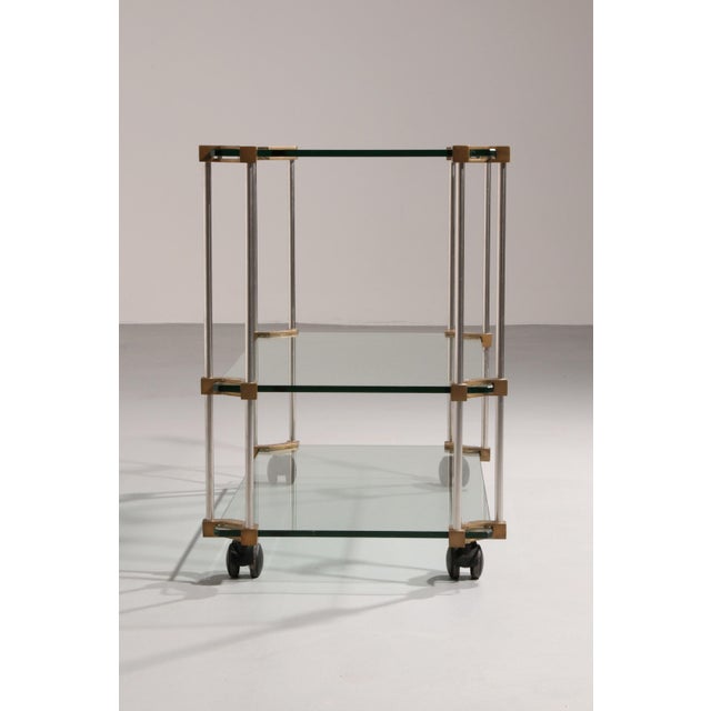 European Glass Apart Trolley by Peter Ghyczy, 1970s For Sale - Image 6 of 10