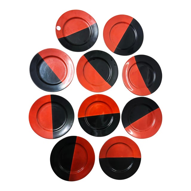 1980s Set of 10 Taitù Dessert Plates for Tiffany & Company For Sale