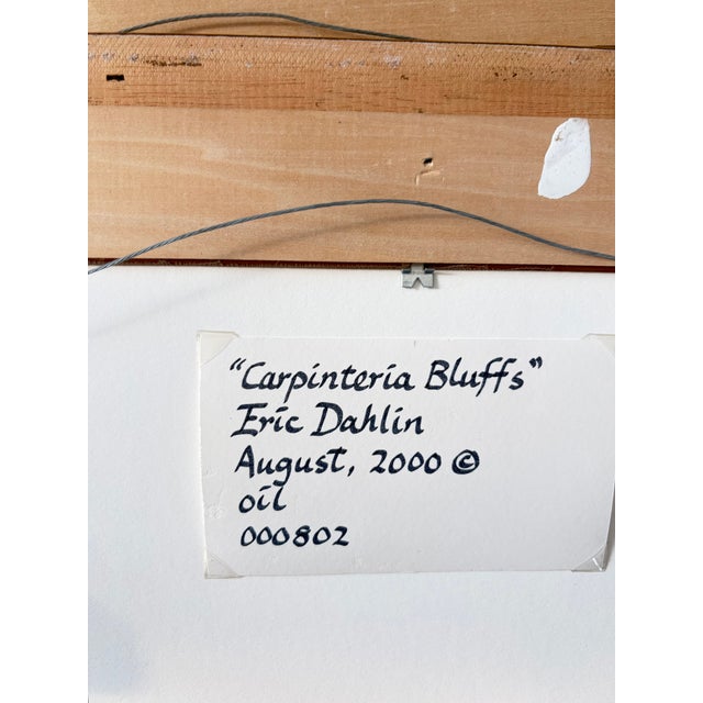 Coastal Carpinteria Bluffs by Eric Dahlin For Sale - Image 3 of 4