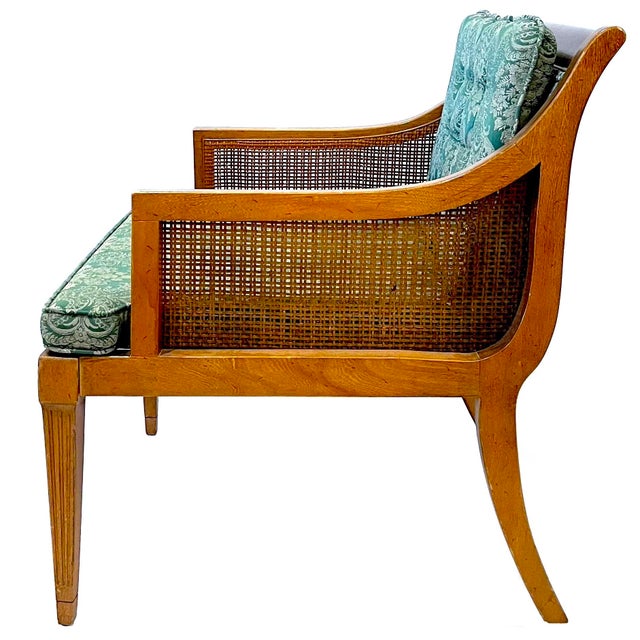 1960's Hollywood Regency Armchairs - Pair For Sale - Image 9 of 15