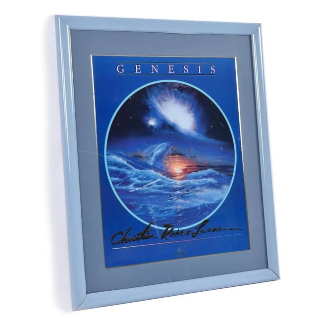 Christian Riese Lassen Genesis Hawaiian Ocean Fantasy Framed Galerie Lassen Print For Sale - Image 4 of 11